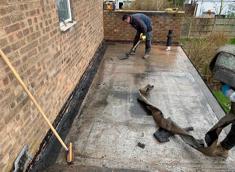 Flat roof repairs